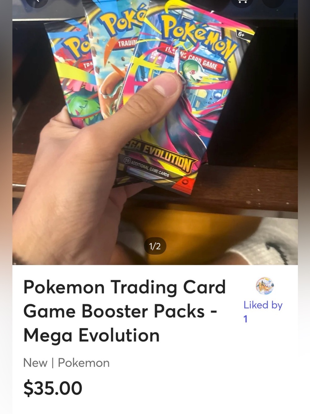Pokemon Mega Evolution Booster Packs - Blue, Yellow, Pink